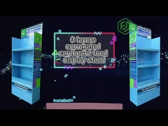 Espositore POP pieghevole in cartone ondulato su misura