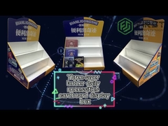 Cartone riciclabile PDQ Logo Retail Cardboard Counter Display su misura esposizione